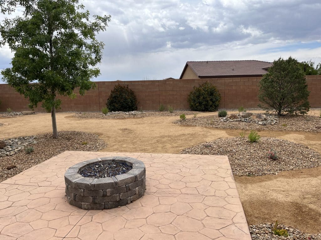 Albuquerque drip irrigation system for desert plants