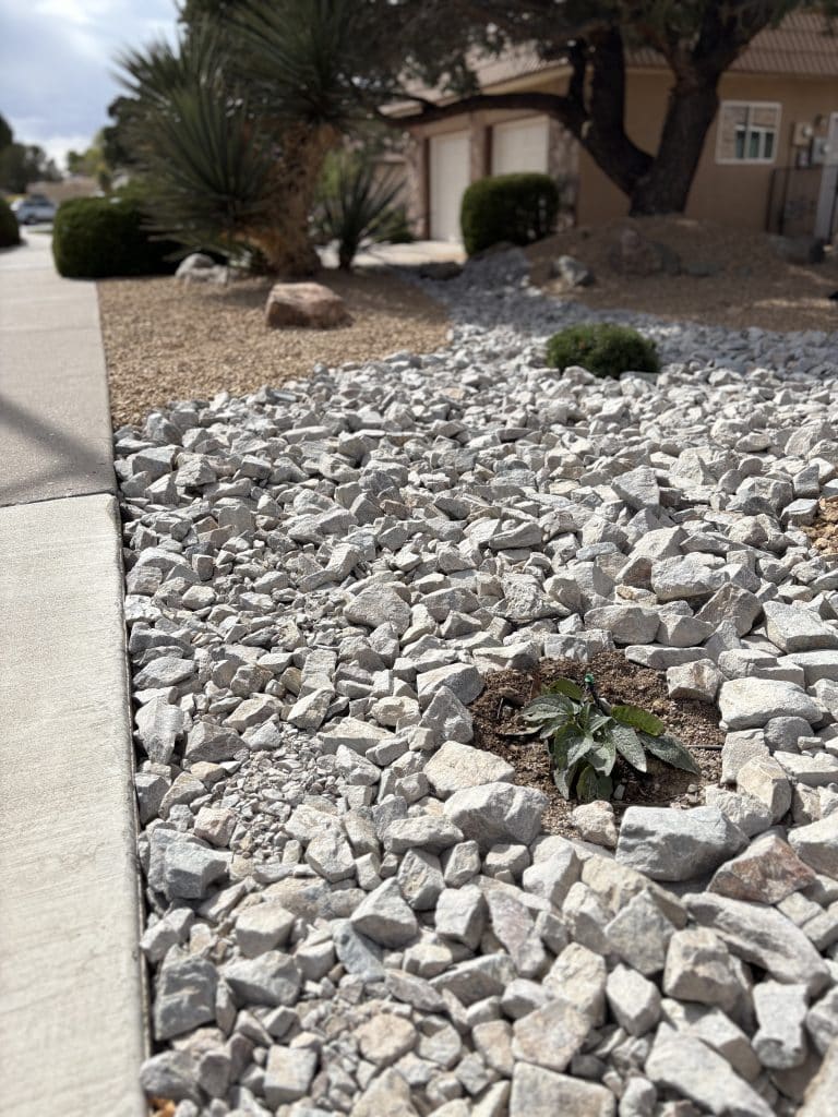 Albuquerque driveway resurfaced with interlocking pavers