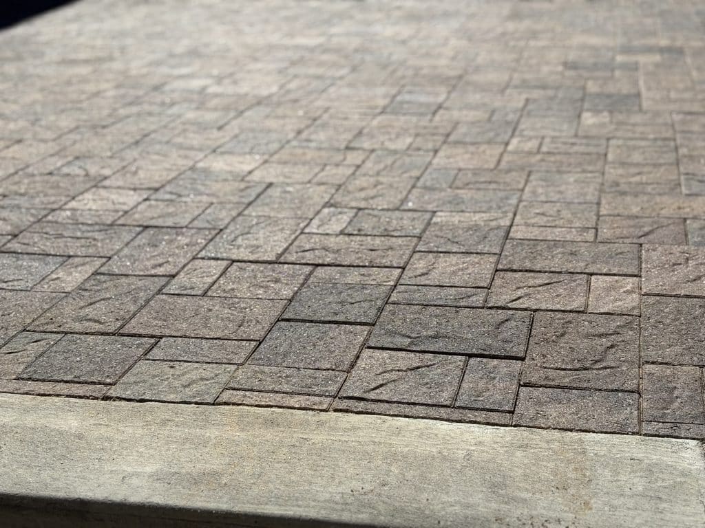 Albuquerque backyard fire pit area with stone seating